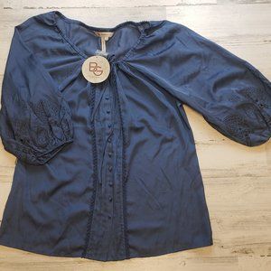 BCBGeneration Purple/Blue Blouse